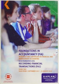 Image of Foundations In Accountancy (FIA)